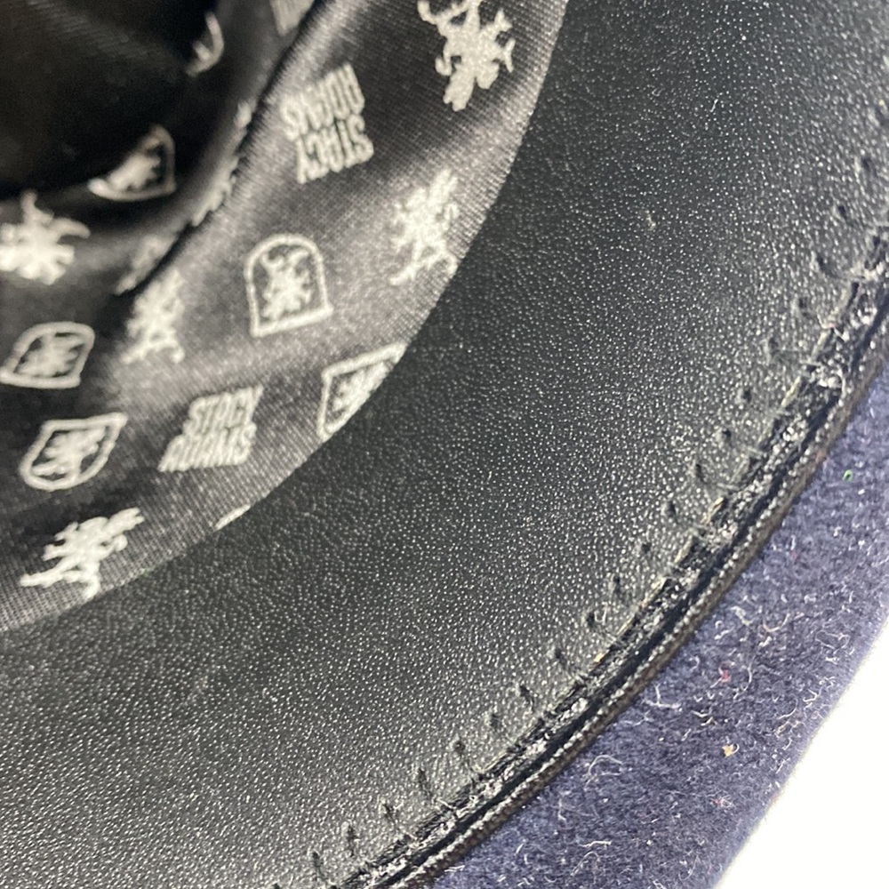 Stacy Adam’s Black Wool Felt Fedora Hat Size‎ M - Picture 12 of 13
